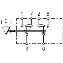 Svirties jungiklis, (I)-0-(+II), 6 kontaktų, be komforto funkcijos 6GM004570271