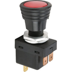 Ištraukimo jungiklis, S05, 12/24V, 3 kontaktų, įjungimas/išjungimas, halogeninis, Ø 14,5 mm, raudonas 6ED004778011