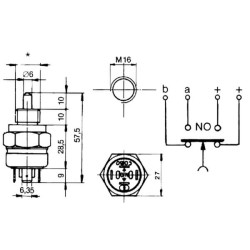 Apsauginis jungiklis starteris 17122000