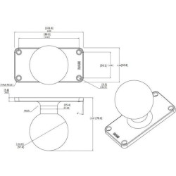 Montavimo plokštė "D" RAMD202U24