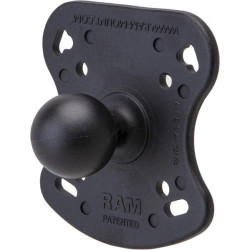 RAM bazė su 1,5" guminiu kamuoliuku (Blister) RAMC107BBL