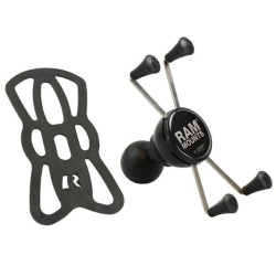 RAM X-GRIP universalus 5" PHABLETĖS laikiklis W 1,5" (lizdinė plokštelė) RAMCHOLUN10BL