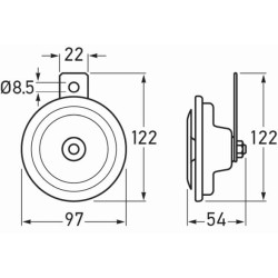 Garso signalas 24V 3BA002768382