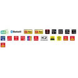 Radijas USB BT DAB+ KDX282DBT