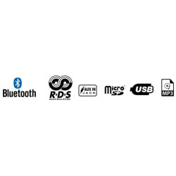 Radijas BT/RDS/USB/SD/MP3/AUX IN VDX005