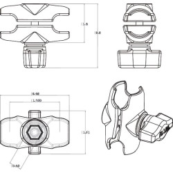 Spaustuvas "B" 50 mm RAMB201A