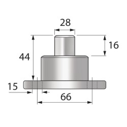 Case - IH CVX130 VPJ8089 Sukamasis kaištis
