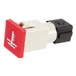 Kvadratinė įspėjamoji lemputė, 12/24V, raudona, užsukama, 22,5x22,5xCobo 09476000