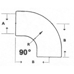 Alkūnė 5 colių 90º Donaldson P107844