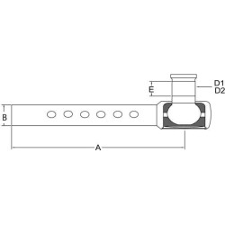 Prailginamas vairo galas VPJ3105
