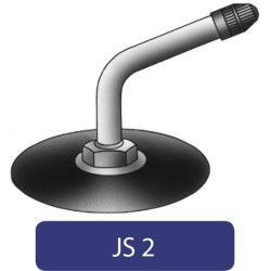 Vidinis vamzdis ratlankiui Ø 8", 5,00-8 / 5,70-8, sulenktas vožtuvas 70° Js2, Kramp 5005708JS2