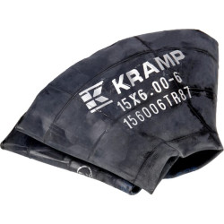 Vidinis vamzdis ratlankiui Ø 6", 15x6,00-6, sulenktas vožtuvas 90° TR87, Kramp 156006TR87