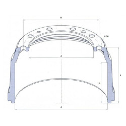 Stabdžių būgnas 300x90 66LJB0605