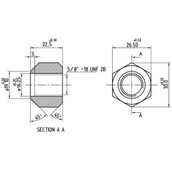 Rato veržlė 881162M2N