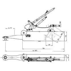 Privirinamas inercinis stabdys BPW AVE2000BN