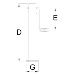 Stovo domkratas Heavy 80 STRV80