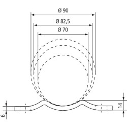 Tvirtinimo plokštė STRF1