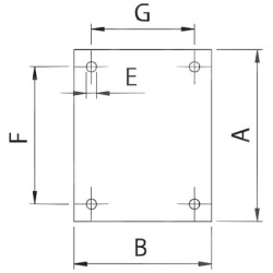 Tvirtinimo plokštė STRF5