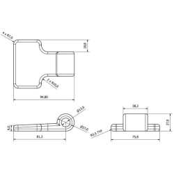 Vyriai 76,0x13,0 mm WS3036