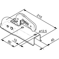 Buksyravimo rutulys AK7/G VKT 45 PLU 1367027
