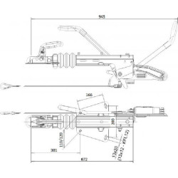 Stabdytas vilkimo kablys V KF27-B 204301001