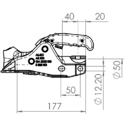 Buksyravimo rutulys AK301 1223715
