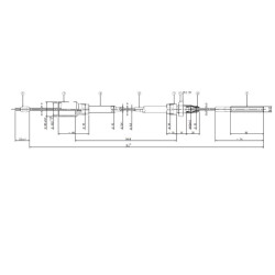 Bowden kabelis AH11405