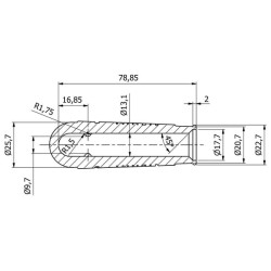 PVC rankena STR1308