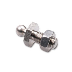 Greito veikimo tvirtinimo detalė, apatinės dalys, varžtas su sriegiu. veržlė, INOX PL11468
