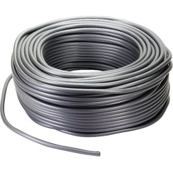 PVC kabelis 10mm sidabrinis PL10130