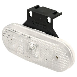 Žymeklis LED, stačiakampis, 12/24V, skaidrus, užsukamas, 113x63mm, Waś 14006905300