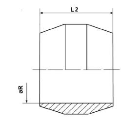 Suspaudimo žiedas Kūgis 60° CLDKR4LL