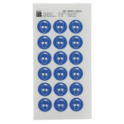 Lipdukas privalomas ženklas AAP akių apsauga Ø24mm Brady WB286689