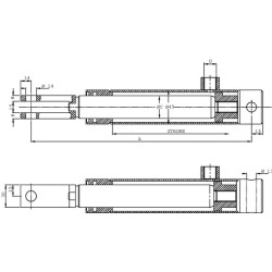 E25-80 stabdžių cilindras BC2580