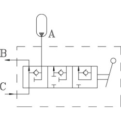 Nutrūkimo stabdžių valdymo vožtuvas BV201283 BV201283