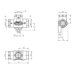Dvigubas atbulinis vožtuvas 4342080210