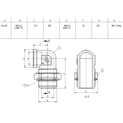 Kampinė mova M16/M22 8934017700