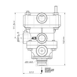 Priekabos valdymas 9730020700