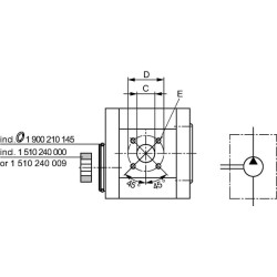 Pavarų siurblys AZPF-12-022RNT20MB Bosch Rexroth 0510715004