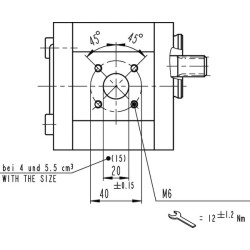 Pavarų siurblys AZPF-12-011RFP20MB Bosch Rexroth 0510515006