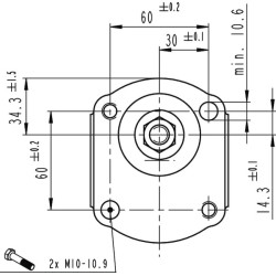 Pavarų siurblys AZPF-11-004RCN20MB Bosch Rexroth 0510215006