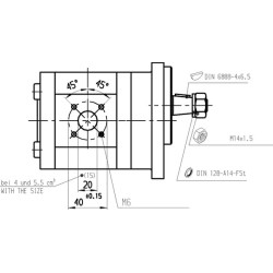 Pavarų siurblys AZPF-12-005RSA20MB Bosch Rexroth 0510345001