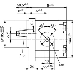 Pavarų siurblys AZPG-22-032LCB20MB Bosch Rexroth 0510725444