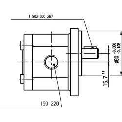 Pavarų siurblys AZPF-11-008RAB01MB Bosch Rexroth 0510425044