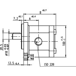 Pavarų siurblys AZPF-11-008RAB01MB Bosch Rexroth 0510425044