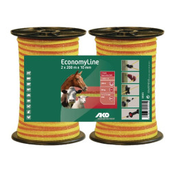 Juosta 10mm 2x200m Orange-Yello 44565