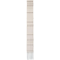 Plastikinis stulpelis, dvigubas 102 cm, 5 vnt 444901