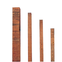 Tvoros stulpas Mediena 150cm x 38mm ruda Gallagher 007601GAL