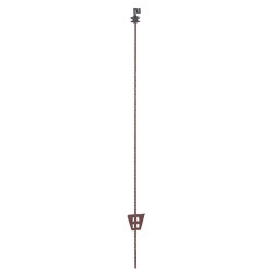 Apvalus plieninis stulpelis 107 cm su viršutiniu izoliatoriumi 10 vnt 441458P010