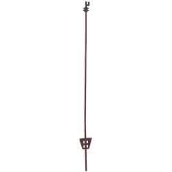Ovalus plieninis stulpelis 107 cm su viršutiniu izoliatoriumi 10 vnt 441457P010